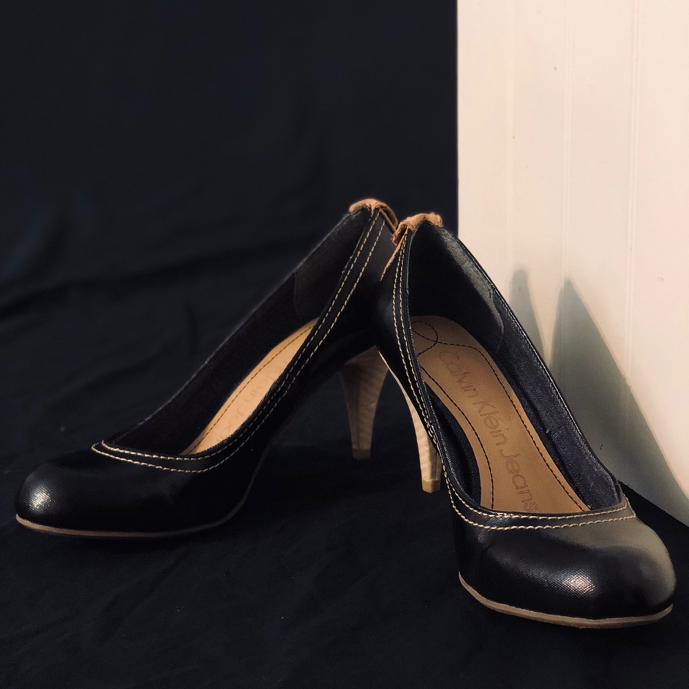 Calvin Klein Jeans Classic Black Heels